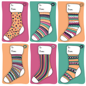 圣誕樹的矢量發(fā)生器。松樹和裝飾品的變化